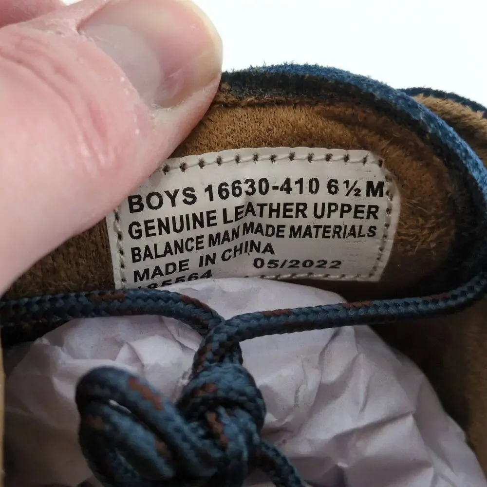 Florsheim Supacush Blue Suede Leather Oxford Dress Shoes, Boy's 6.5 New w/o Tags - Picture 4 of 10